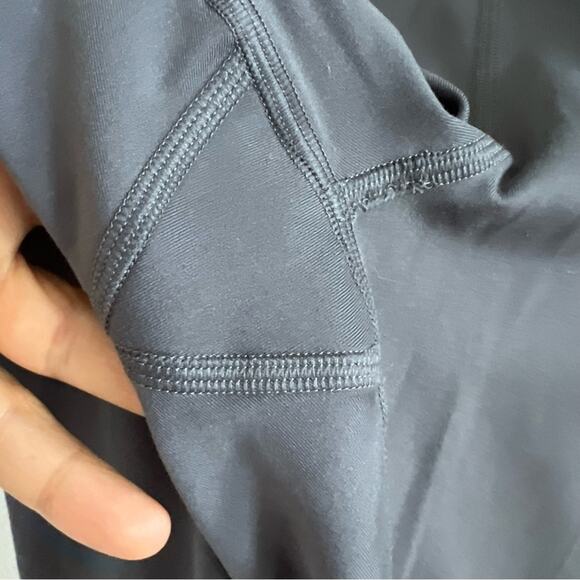 Girlfriend Collective Gray Active Legging Tights Small - Picture 5 of 6